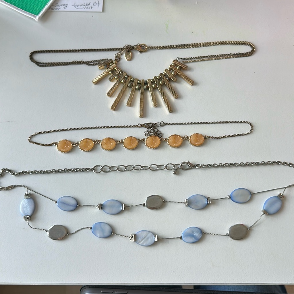 3 Costume Jewelry Necklaces